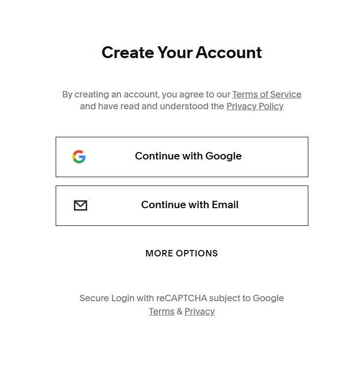 squarespace create a new account